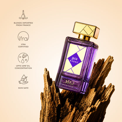 SIFAR Badee' Long Lasting Eau De Parfum For Women | Luxury Clean Floral Perfume | 100ml