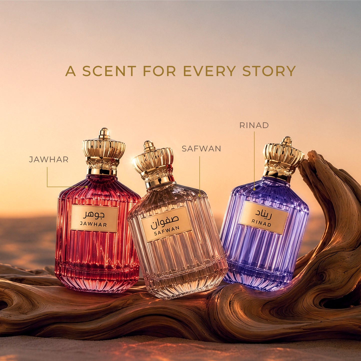 SIFAR Jawhar Long Lasting Eau De Parfum For Men & Women | Luxury Oud Saffron Perfume | 100ml