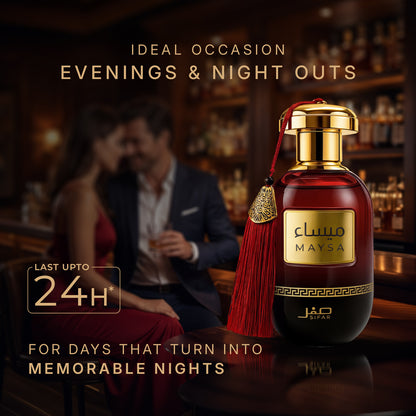 SIFAR Maysa Eau De Parfum For Men & Women | Luxury Fruity Woody Perfume | 100ml