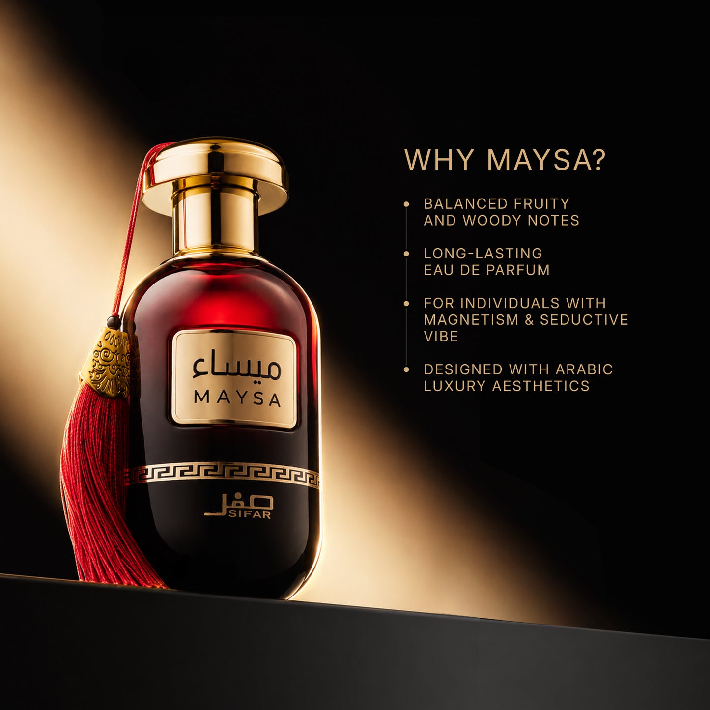 SIFAR Maysa Eau De Parfum For Men & Women | Luxury Fruity Woody Perfume | 100ml