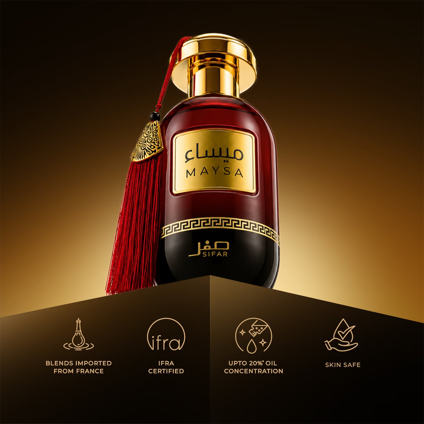 SIFAR Maysa Eau De Parfum For Men & Women | Luxury Fruity Woody Perfume | 100ml