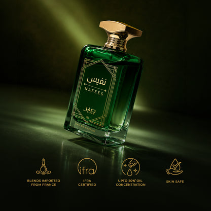 SIFAR Nafees Long Lasting Eau De Parfum For Men | Luxury Fresh Woody Perfume | 100ml