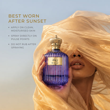 SIFAR Rinad Long Lasting Eau De Parfum For Women | Luxury Floral Saffron Perfume | 100ml