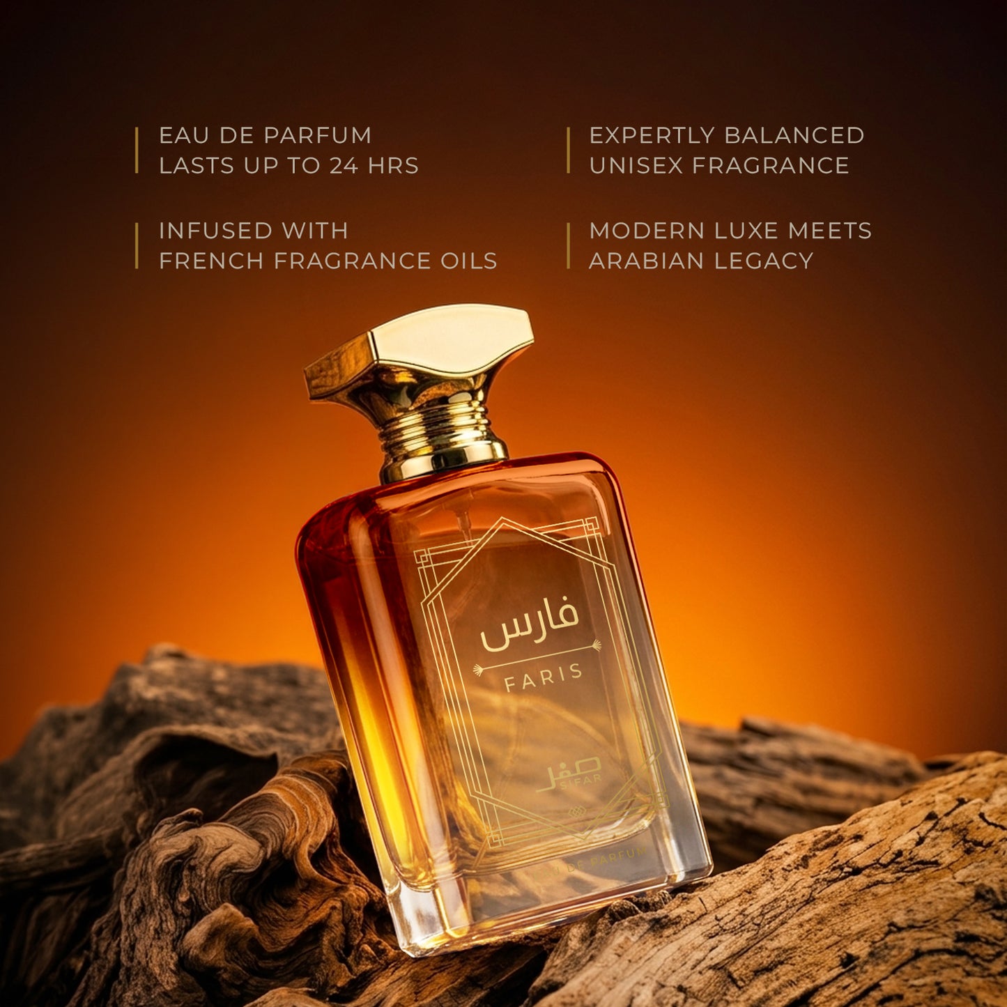 SIFAR Sabah Long Lasting Eau De Parfum For Men & Women | Luxury Rose Vanilla Perfume | 100ml