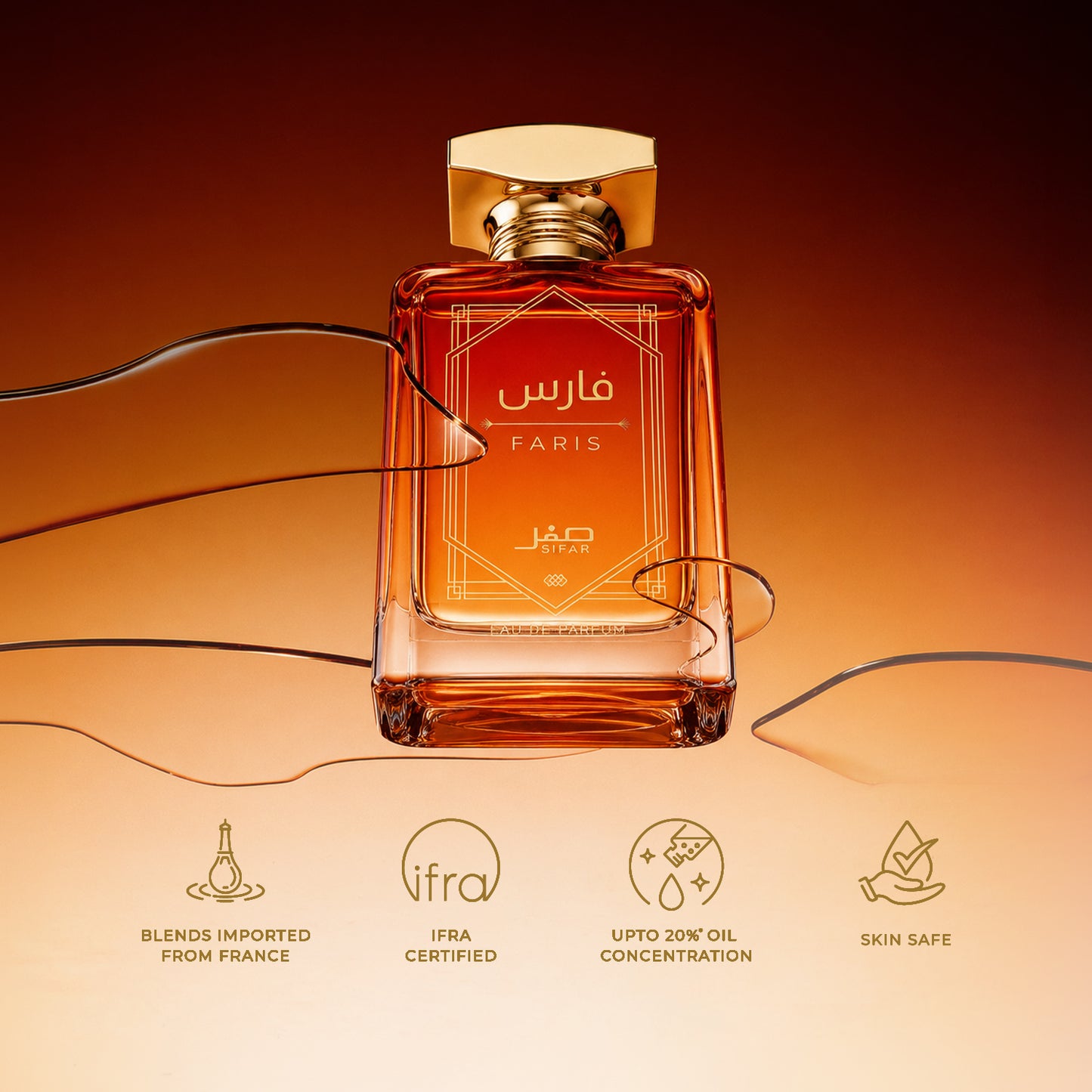 SIFAR Sabah Long Lasting Eau De Parfum For Men & Women | Luxury Rose Vanilla Perfume | 100ml