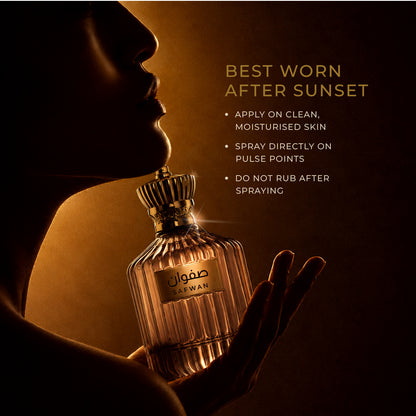 SIFAR Safwan Long Lasting Eau De Parfum For Men & Women | Luxury Oriental Oud Perfume | 100ml