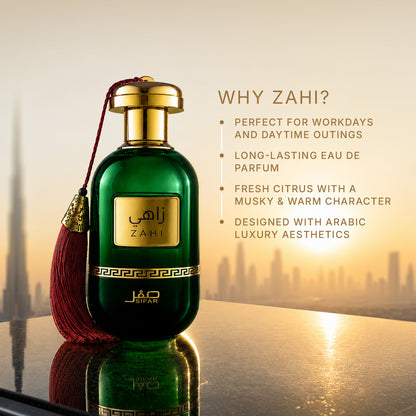 SIFAR Zahi Long Lasting Eau De Parfum For Men & Women | Luxury Fresh Citrus Perfume | 100ml