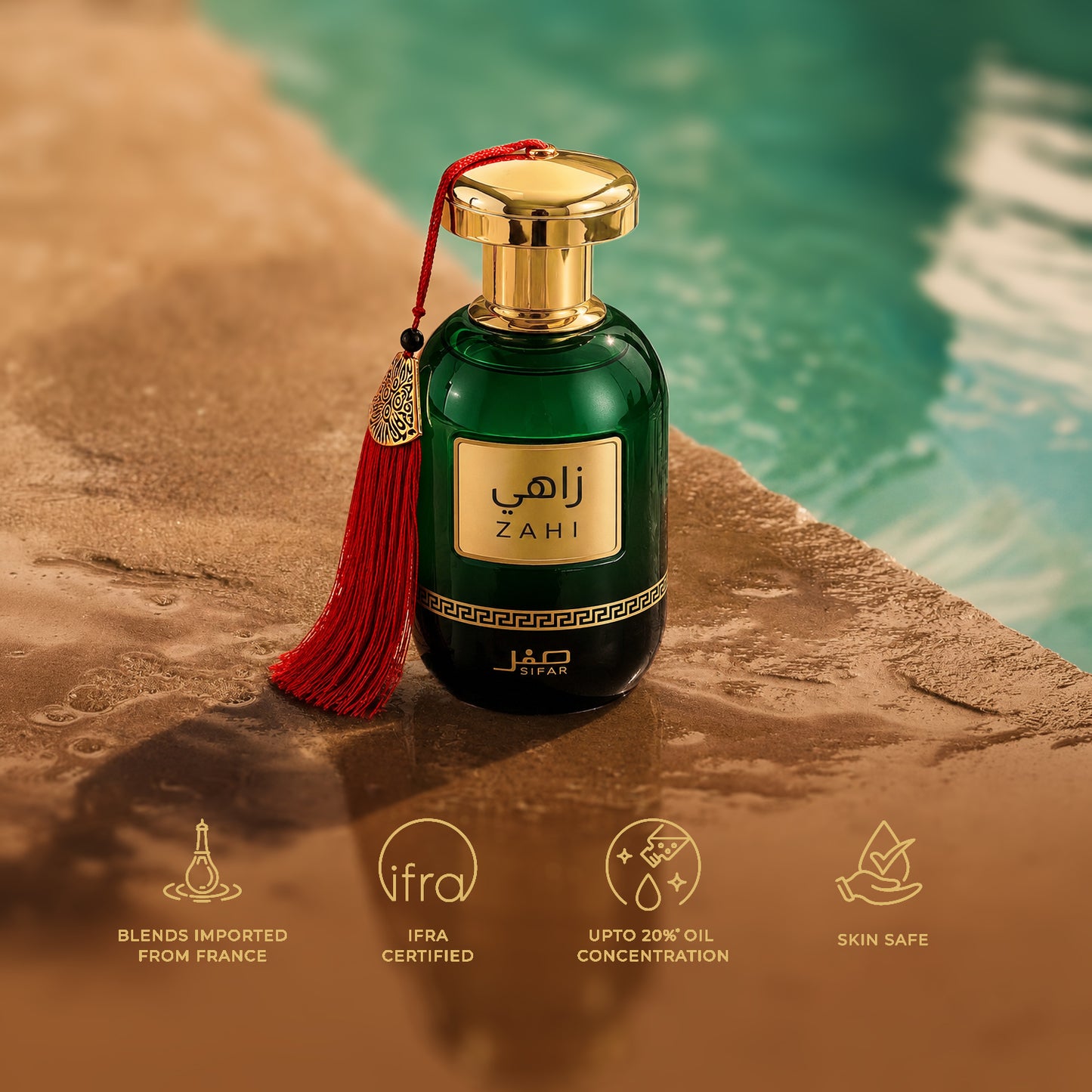 SIFAR Zahi Long Lasting Eau De Parfum For Men & Women | Luxury Fresh Citrus Perfume | 100ml