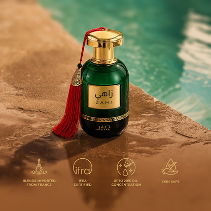 SIFAR Zahi Long Lasting Eau De Parfum For Men & Women | Luxury Fresh Citrus Perfume | 100ml